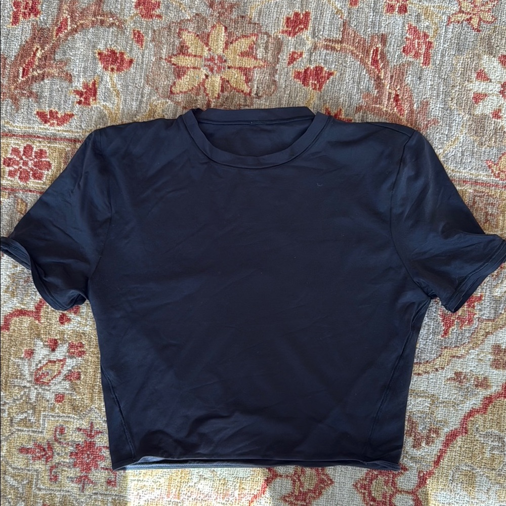 Lululemon Wundermost Cropped Tee